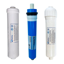 Load image into Gallery viewer, HRO 3NJ premium hand-held high volume silver infused antibacterial reverse osmosis replacement filter pack with sentry membrane