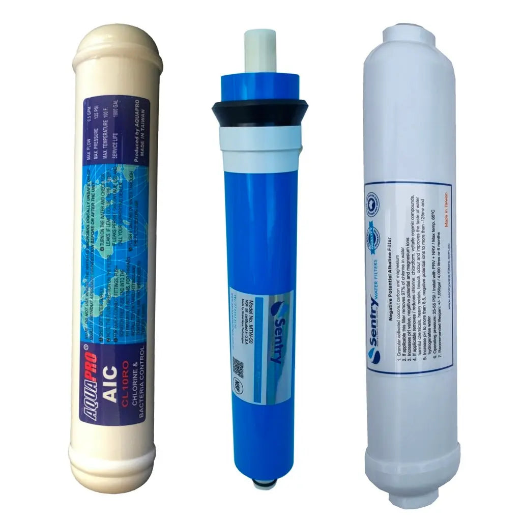 HRO Filters Reverse Osmosis Water Filters with Sentry RO membrane High Volume 3A
