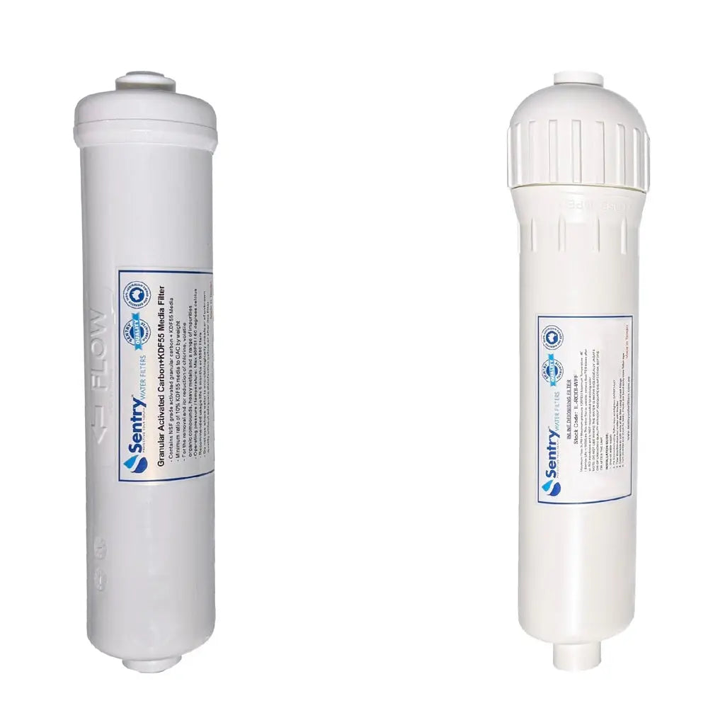 HRO 3DJ premium hand-held high volume reverse osmosis replacement filter pack with no membrane and one DI resin cartridge