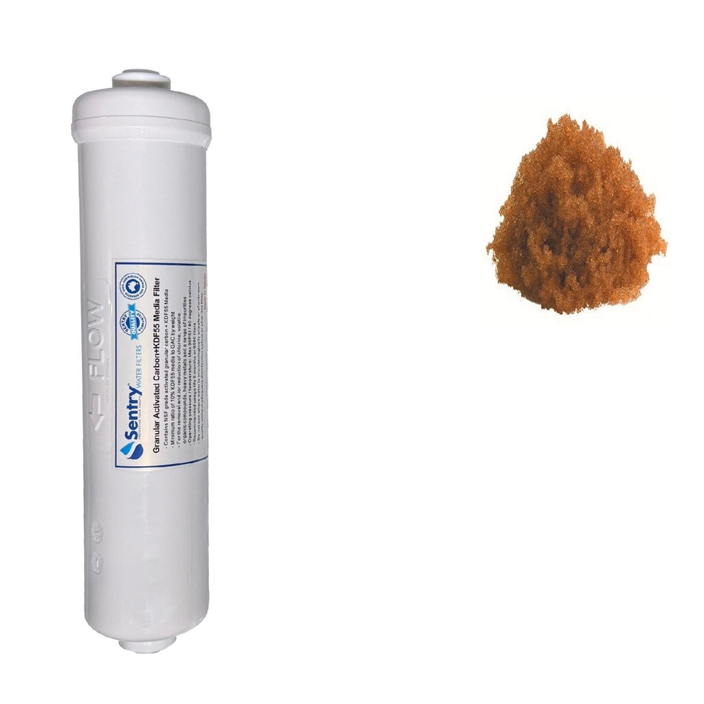 HRO 3DJ premium hand-held high volume reverse osmosis replacement filter pack with no membrane and one DI resin refill