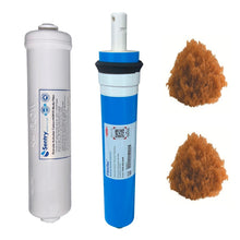Load image into Gallery viewer, HRO 3DJ premium hand-held high volume reverse osmosis replacement filter pack with filmtec membrane and two DI resin refills