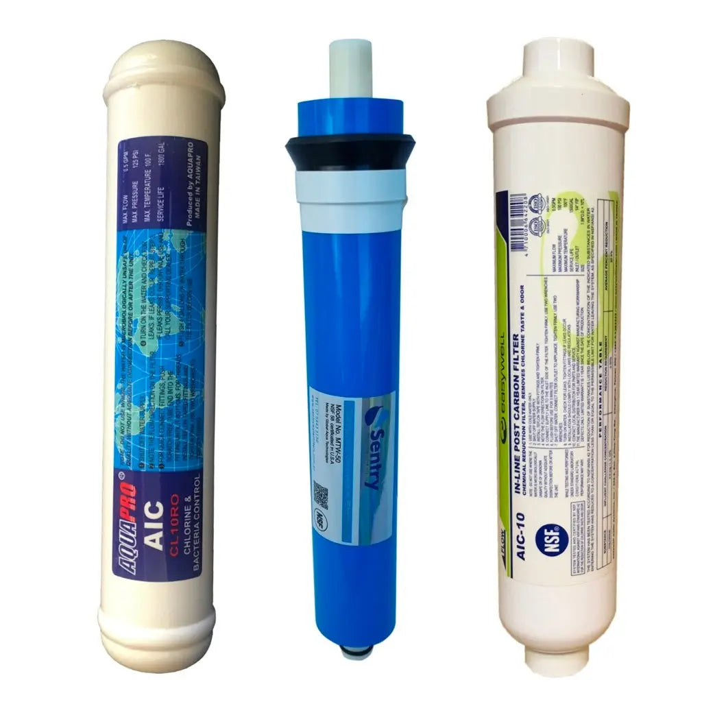 RO Filter Pack + Membrane HRO Water Filters G|A|N|MG – Sentry Water ...