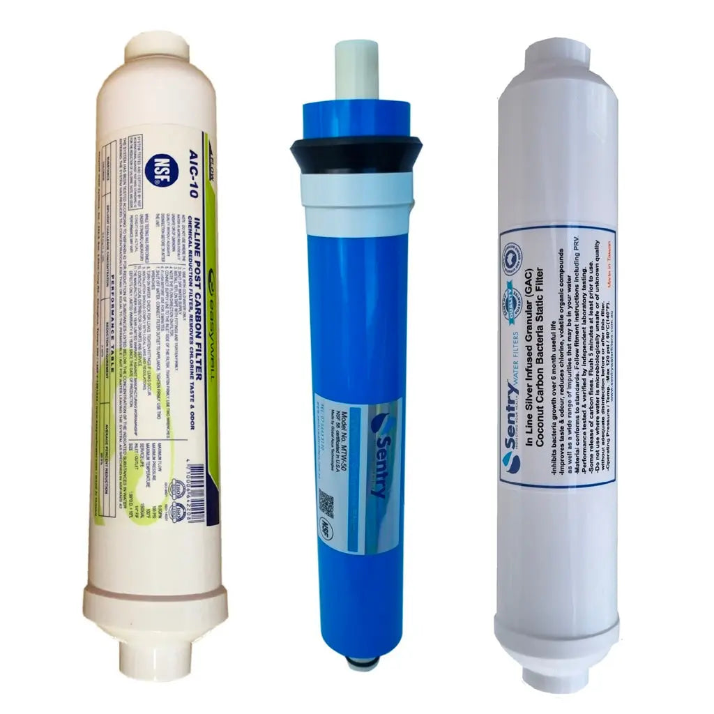HRO Filters Reverse Osmosis Water Filters with Sentry RO membrane Standard Volume 3N