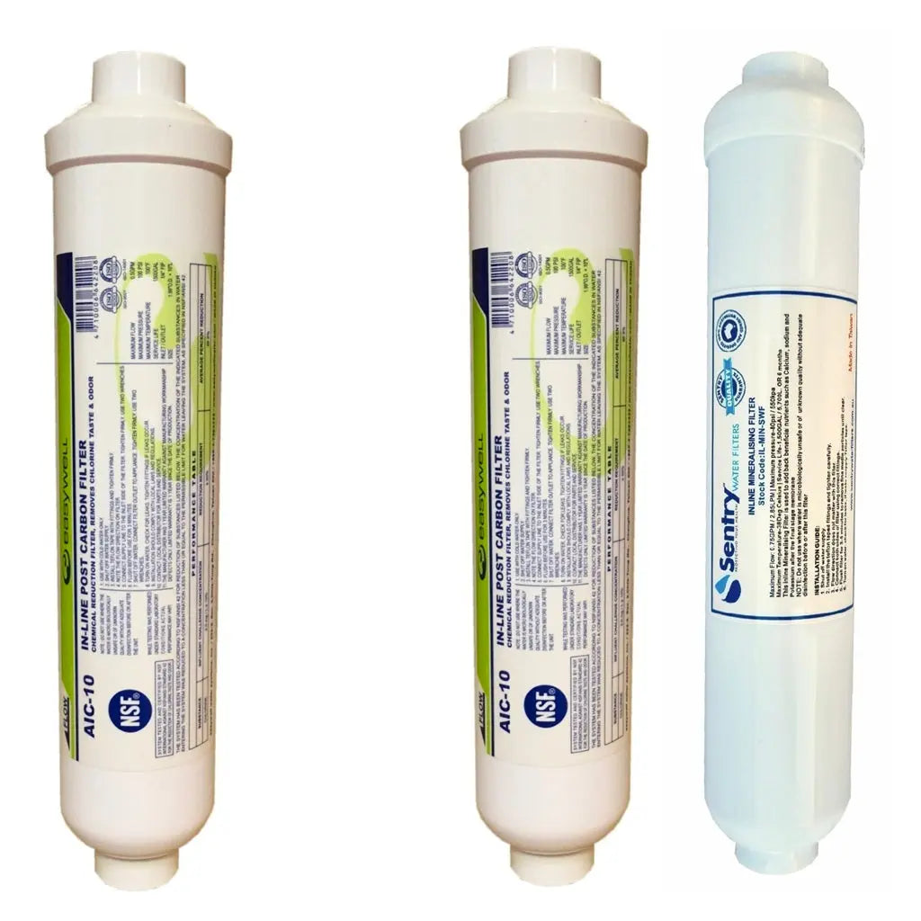 HRO Filters Reverse Osmosis Water Filters no RO membrane Standard Volume 4MG