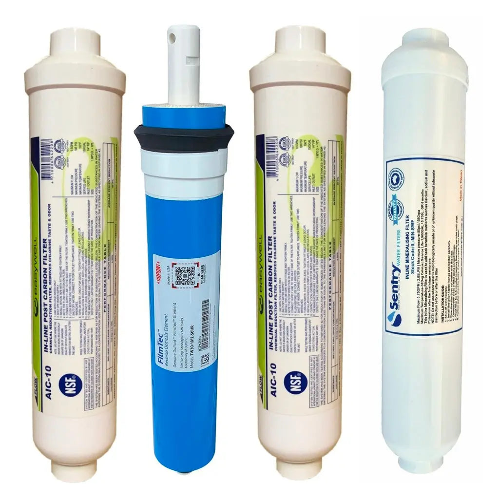 HRO Filters Reverse Osmosis Water Filters with Filmtec RO membrane Standard Volume 4MG