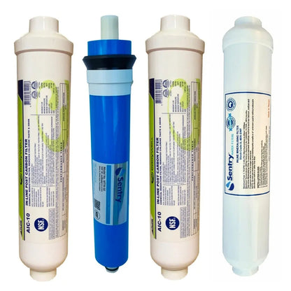 HRO Filters Reverse Osmosis Water Filters with Sentry RO membrane Standard Volume 4MG