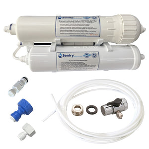 HRO 3AJ premium hand-held high volume alkalising reverse osmosis system full install image