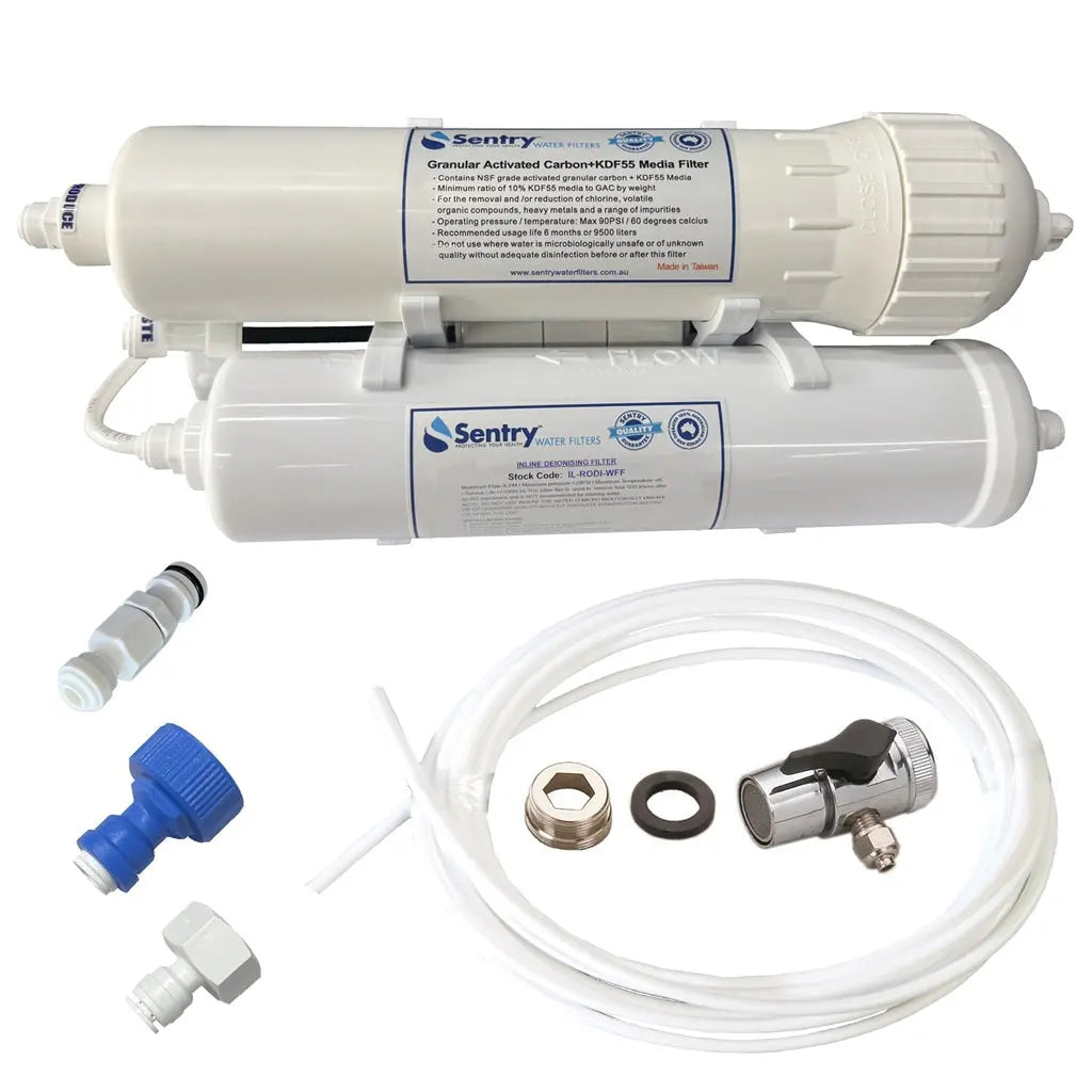 Sentry Water Filters HRO3 DJ High Volume Portable Handheld Filter full installation kit both connection options