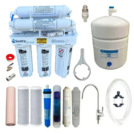 LRON7-MAN Alkalising Reverse Osmosis 100GPD RO Membrane Chloramine Water Filters