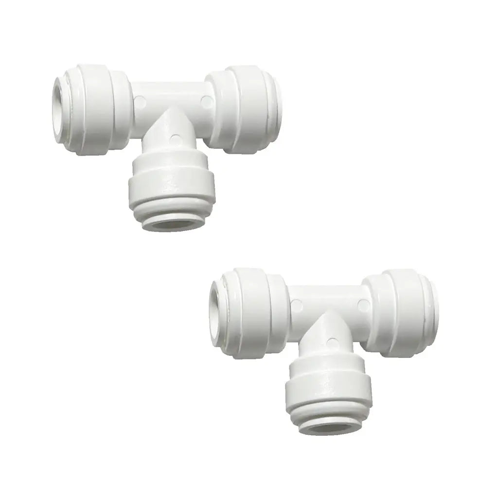 Sentry Water Filters Reverse Osmosis Quick fit T connectors 3/8" Tube to 3/8" Tube to 3/8" Tube
