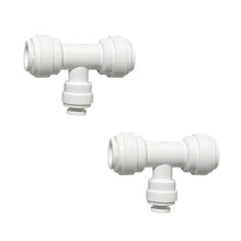 Load image into Gallery viewer, Sentry Water Filters Reverse Osmosis Quick fit T connectors 3/8&quot;Tube to 1/4&quot;Tube to 3/8&quot;Tube