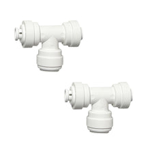 Load image into Gallery viewer, Sentry Water Filters Reverse Osmosis Quick fit T connectors 1/4&quot;Tube to 3/8 Tube to 1/4&quot;Tube