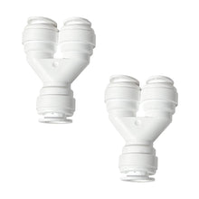 Load image into Gallery viewer, Sentry Water Filters Reverse Osmosis Quick fit Y connectors 3/8&quot;Tube to 3/8&quot;Tube to 3/8&quot;Tube