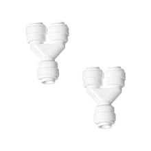 Load image into Gallery viewer, Sentry Water Filters Reverse Osmosis Quick fit Y connectors 1/4&quot;Tube to 1/4&quot;Tube to 1/4&quot;Tube