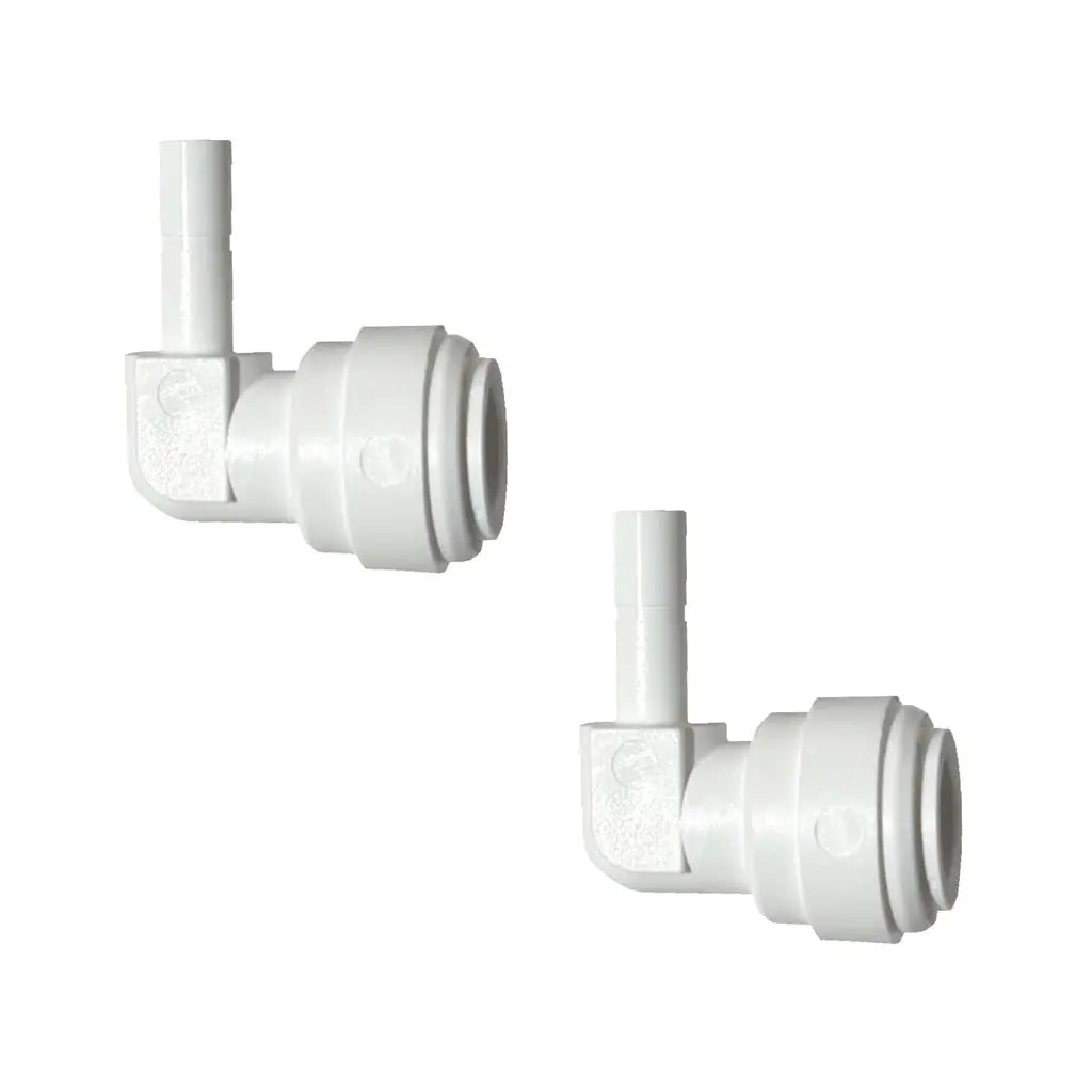Sentry Water Filters Reverse Osmosis Quick fit connectors elbow 3/8" Tube to 1/4" Stem