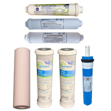 Load image into Gallery viewer, Sentry Water Filters 7-stage reverse osmosis RO PFAS forever chemicals filter, post carbon negative potential alkaline and anti bacterial silver infused filters filmtec 50gpd membrane