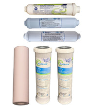 Load image into Gallery viewer, Sentry Water Filters 7-stage reverse osmosis RO PFAS forever chemicals filter, post carbon negative potential alkaline and anti bacterial silver infused filters no membrane