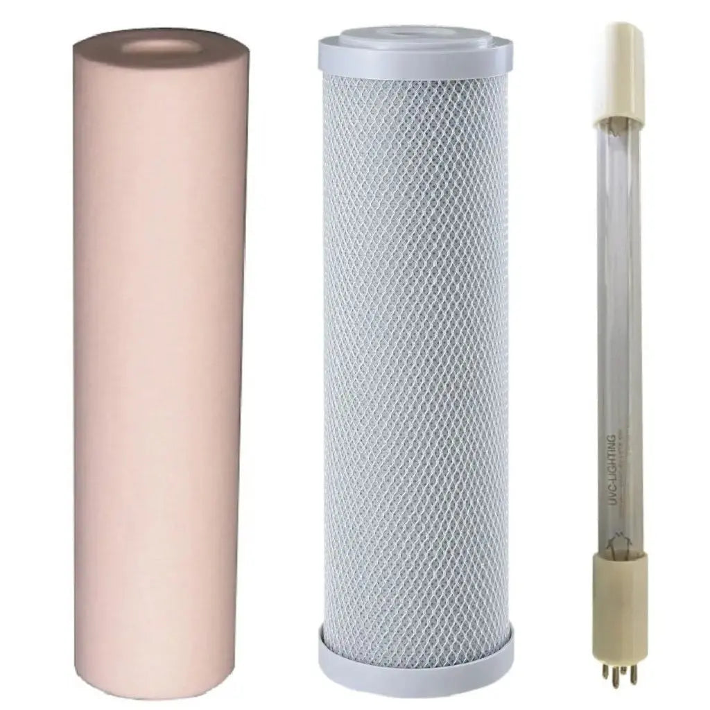 US3 SNU6W UV lamp 14w 4 pin 3.8lpm replacement filter sediment Silver carbon antibacterial