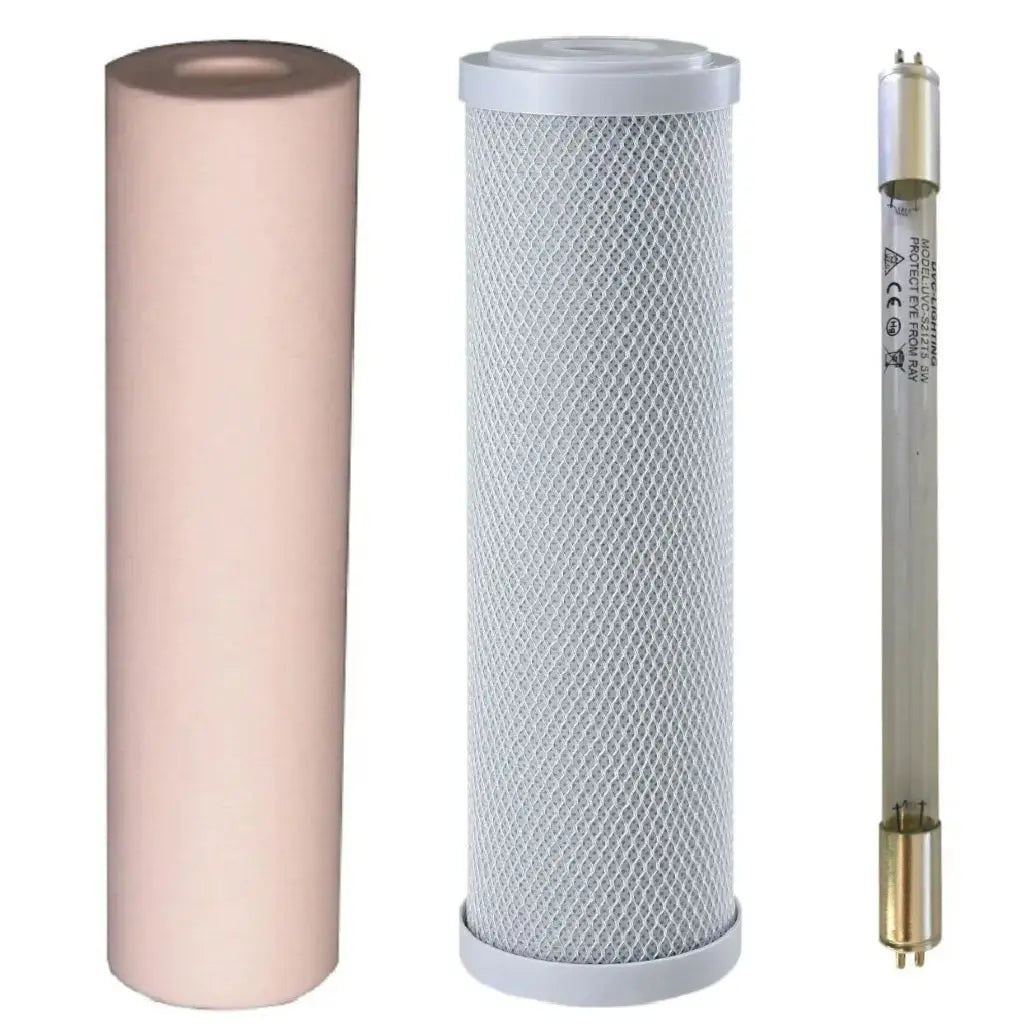 US3 SNU6W UV lamp 6w 2 pin 3.8lpm replacement filter sediment Silver carbon antibacterial