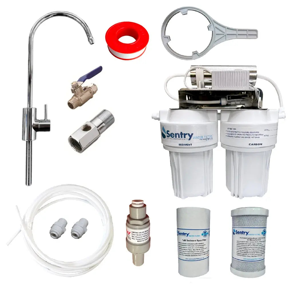 Sentry Water Filters compact 12v LED UV system 4 LPM pressure reduction valve only