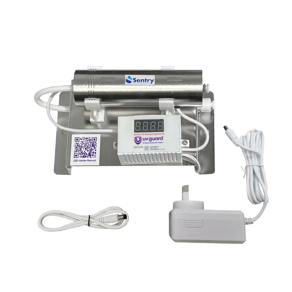 Sentry Reverse Osmosis Water Filters 12V LED UV Water Sterilizer 
Caravan and RV Water Sterilising 4 Lpm
