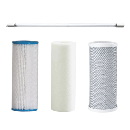 Puretec Generic Replacement Ultra Violet Lamps 10"x4.5" | Puretec-Compatible UV Lamp Filters Sentry Water Filters complete replacement set
