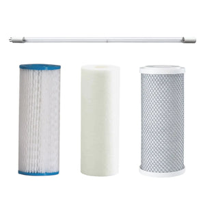 Puretec Generic Replacement Ultra Violet Lamps 10"x4.5" | Puretec-Compatible UV Lamp Filters Sentry Water Filters complete replacement set