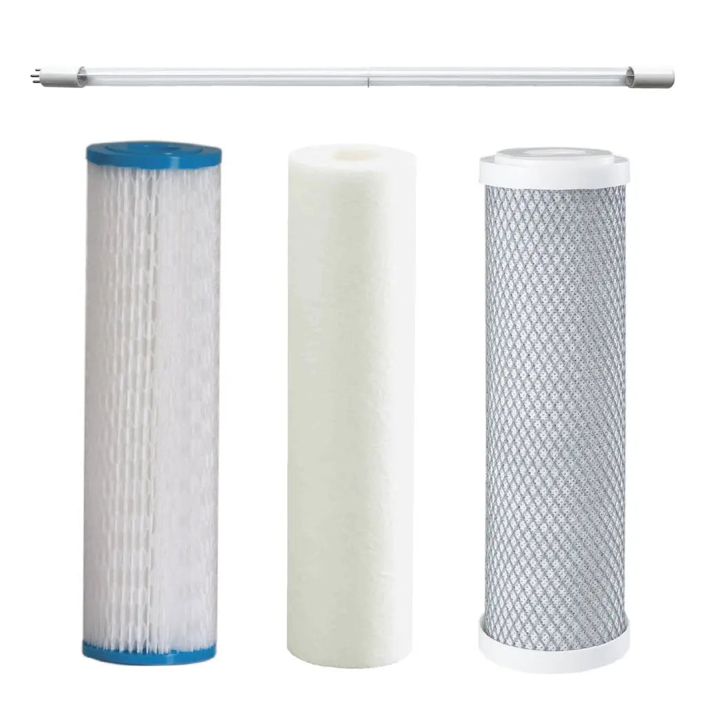 Generic replacement RL6 UV Lamp including filters compatible with Puretec UV systems specified in the product listing.