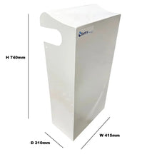 Load image into Gallery viewer, Big Blue Whole House Home Mains Water Filter System 20&quot;X4.5&quot; 45 view with dimensions double / twin BB protective cover Sentry Water Filters