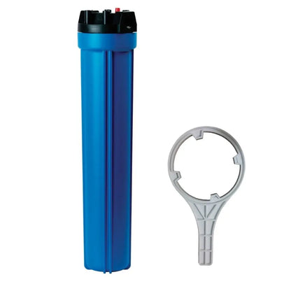 BS-0 20"x2.5" Slimline Big Blue House | Tank Water Filter Housing | NO Filters Sentry Water Filters