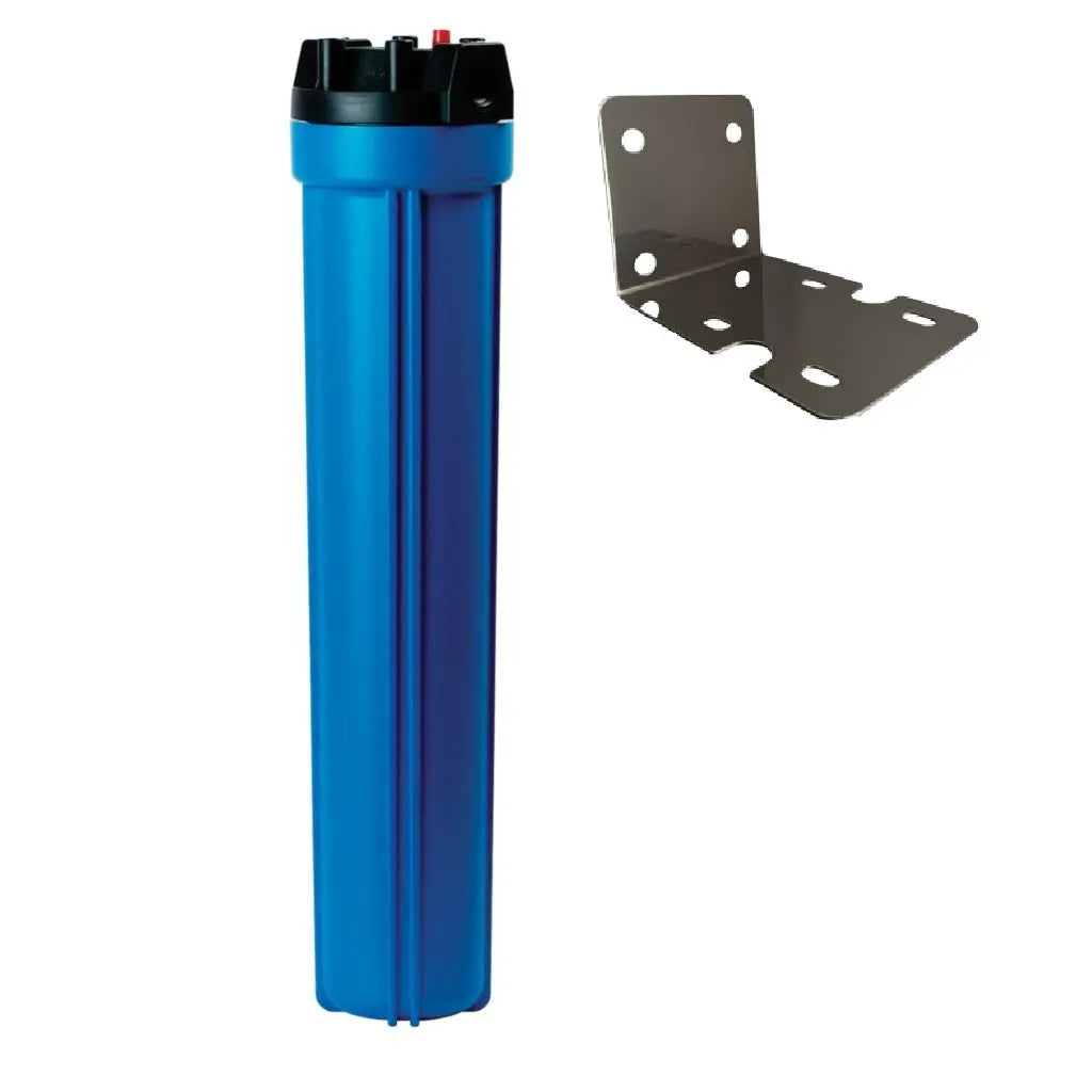 BS-0 20"x2.5" Slimline Big Blue House | Tank Water Filter Housing | NO Filters Sentry Water Filters