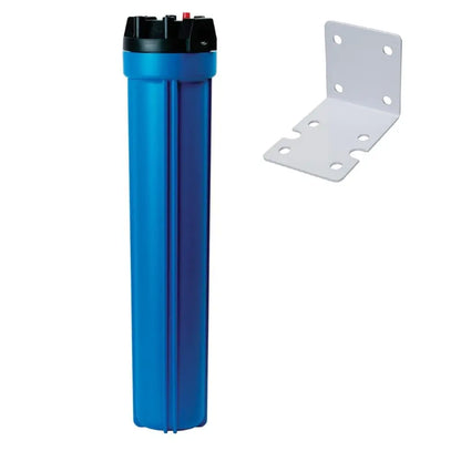 BS-0 20"x2.5" Slimline Big Blue House | Tank Water Filter Housing | NO Filters Sentry Water Filters