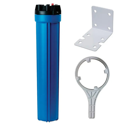 BS-0 20"x2.5" Slimline Big Blue House | Tank Water Filter Housing | NO Filters Sentry Water Filters