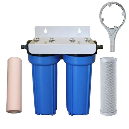 Heavy Duty Caravan Water Filter Boat Camping | Sediment + Carbon Filters CVH-2
