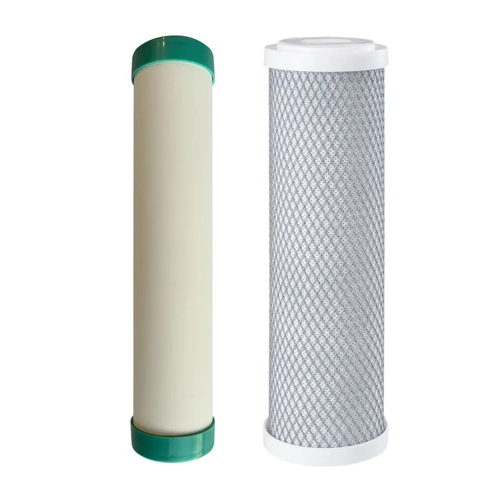 10"x2"/2.5" Sediment Ceramic Carbon PFAS PFOA Metals Water Filters