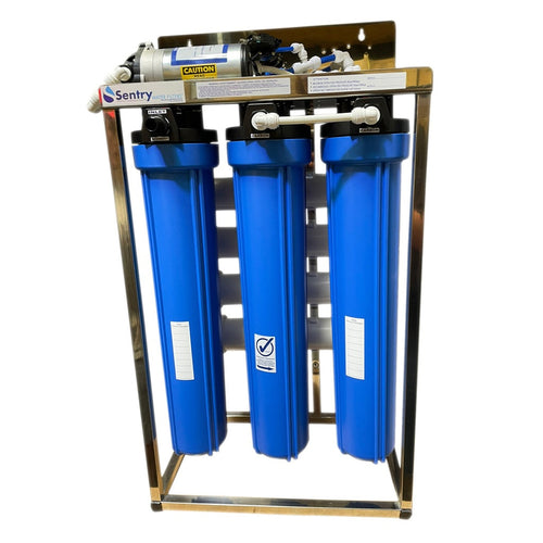 Sentry Water Filters Commercial Reverse Osmosis RO SS Stainless Steel Stand
