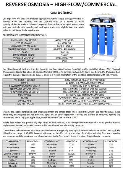 Commercial Reverse Osmosis Water Filter Dental Laboratory Marine Tanks Sentry Water Filters