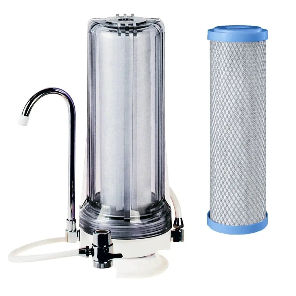 White Countertop Carbon Chlorine Fluoride Filter Sentry Water Filters
single clear housing heavy metals reduction filter 0.5 micron carbon block