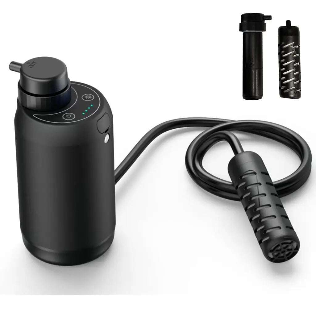 1st generation Electric Portable Drinking Filter Outdoor Hiking Camping River Creek Dam with one set of replacement filters Sentry Water Filters