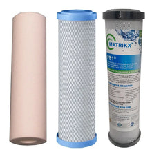Load image into Gallery viewer, Mains Water Replacement Triple Benchtop Countertop Heavy Metals Matrikx Chloramine Reduction Water Filter Sentry Water Filters