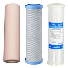 Load image into Gallery viewer, Replacement Triple Benchtop Countertop Water Filters Rainwater Tank Water Sentry Water Filters