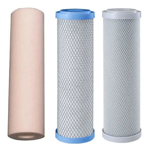 Replacement Triple Benchtop Countertop  Rainwater Tankwater sediment heavy metals reduction silver infused bacteria reducing filter Sentry Water Filters
