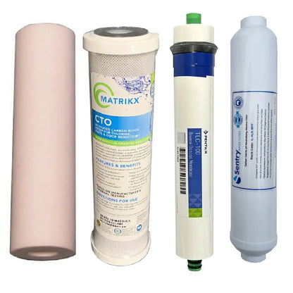 PRO4-G/A/N Reverse Osmosis Drinking Water Filters + RO Membrane Filter Sentry Water Filters
