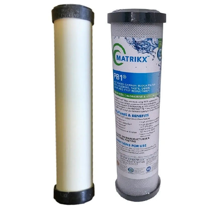 Matrikx KX PB1 lead reducing carbon block filter