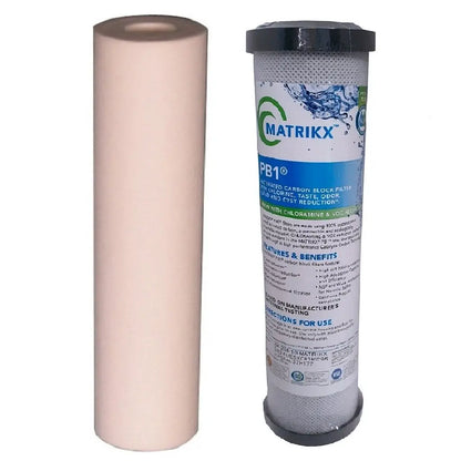 Matrikx Pb1 Lead Reducing Carbon Block and Spun Sediment Water Filters Sentry
