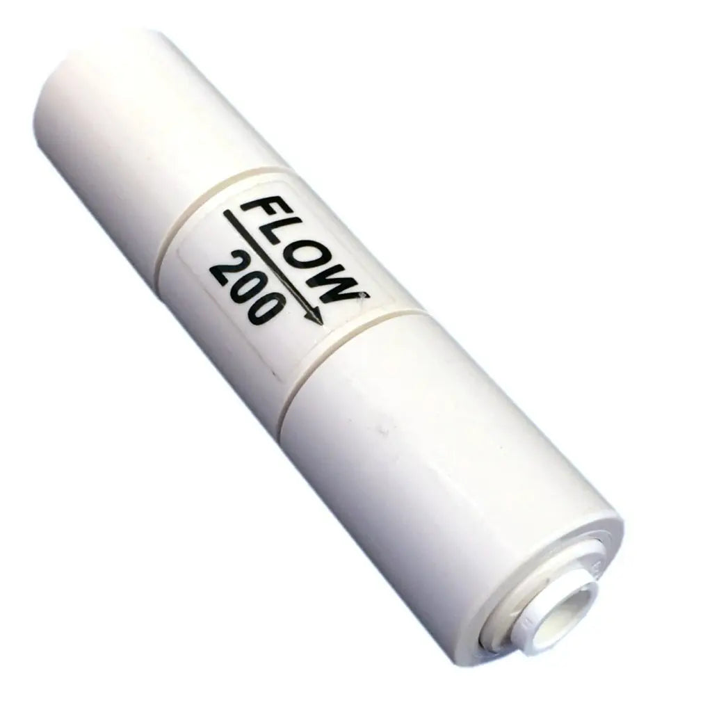 Flow restrictor RO reverse osmosis waste 200cc/min @ 60PSI