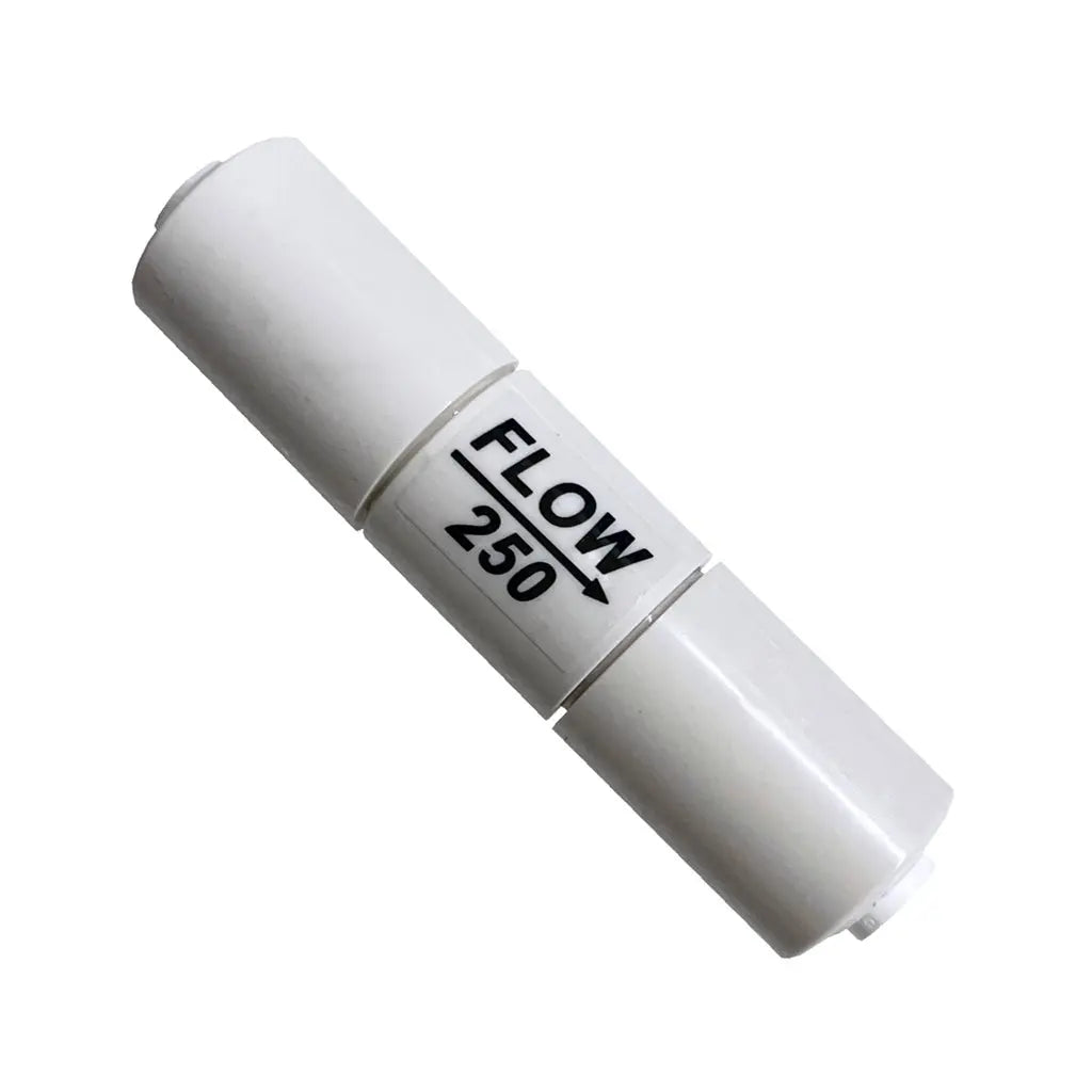 Flow restrictor RO reverse osmosis waste 250cc/min @ 60PSI