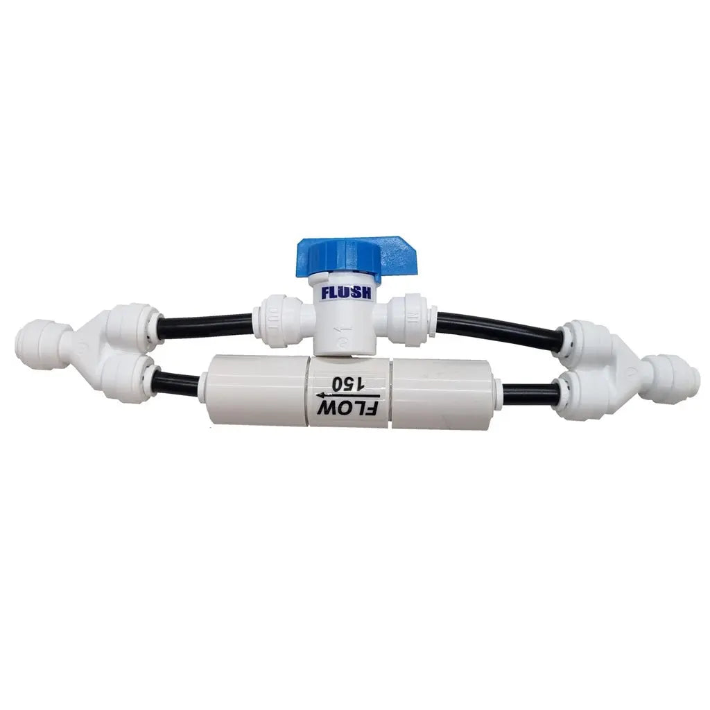 Reverse Osmosis Quick-Fit Manual First Flush RO Restriction Valve Sentry Water Filters Flow restrictor waste 150cc/min @ 60PSI