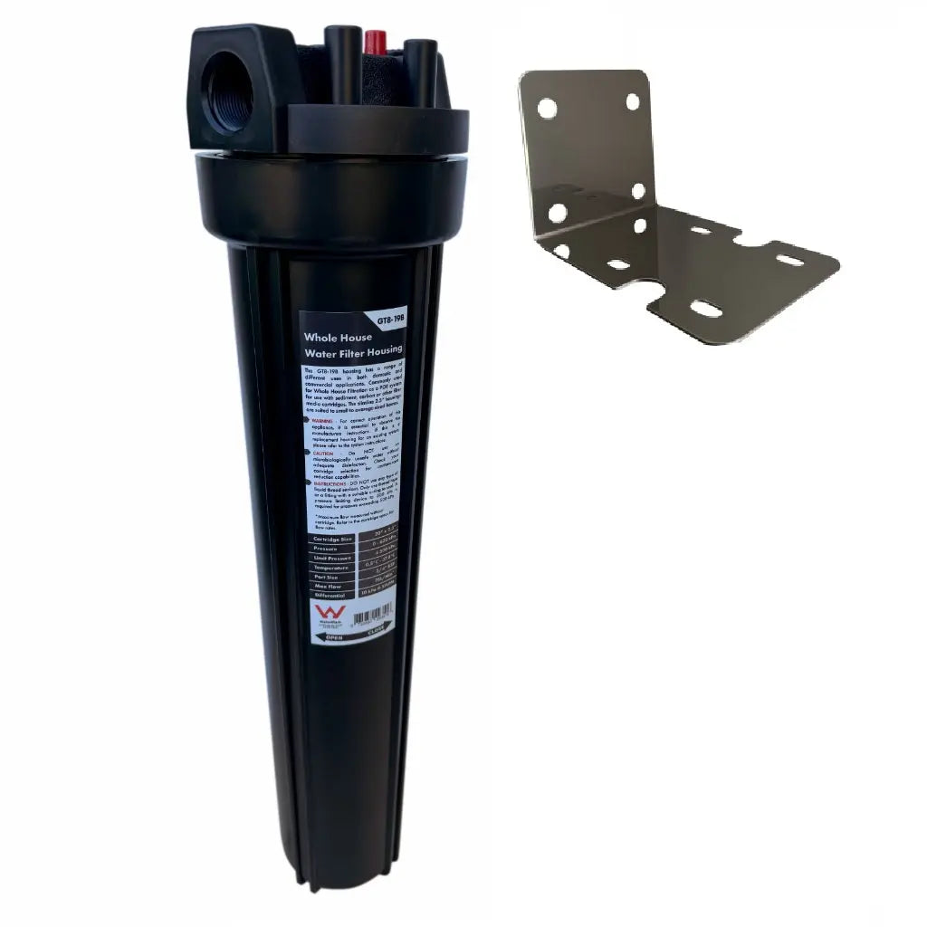 BS-0 20"x2.5" Slimline Big Blue House | Tank Water Filter Housing | NO Filters Sentry Water Filters