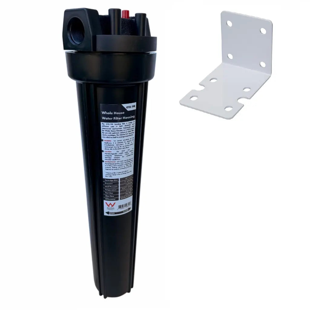 BS-0 20"x2.5" Slimline Big Blue House | Tank Water Filter Housing | NO Filters Sentry Water Filters